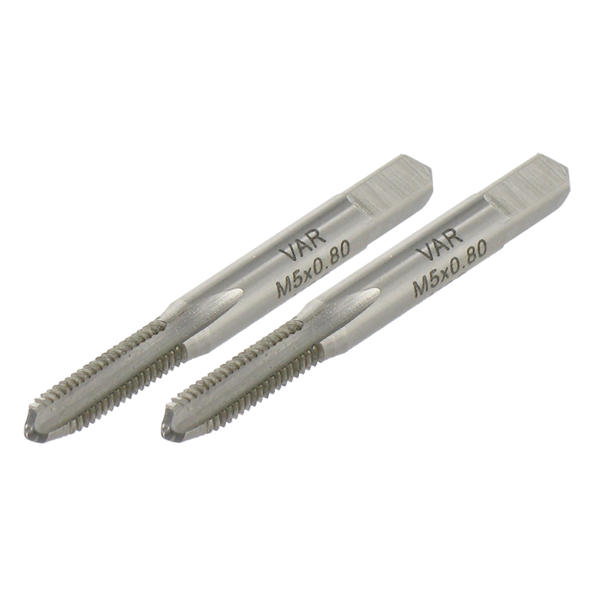 Set 2 HSS taps 5mmx0.8 for water-bottle, toe-clip, fender & rack boss