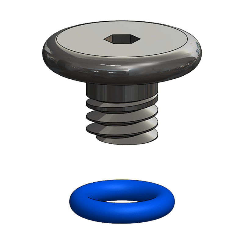 Joint de bouchon Shimano - 10 pieces - bleu