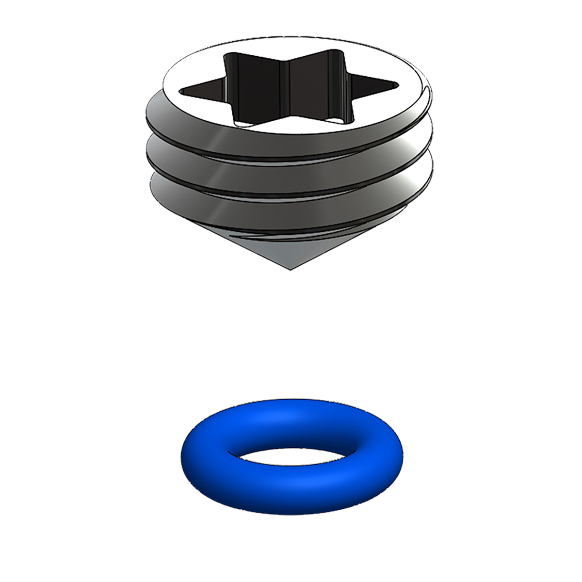 Joint de bouchon Magura MT4 -10 pieces - bleu