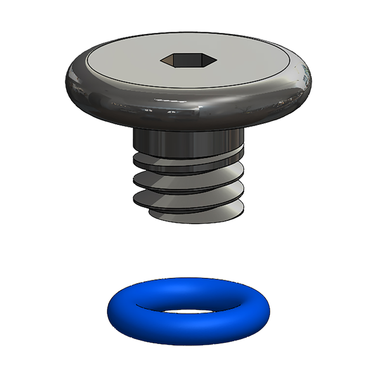 SHIMANO cap seal blue color bottle 50 pcs 