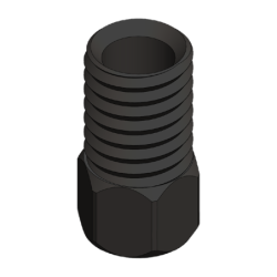 Compression nuts black Shimano 10pcs/bag