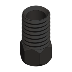 Nut FORMULA black color 10pcs/bag