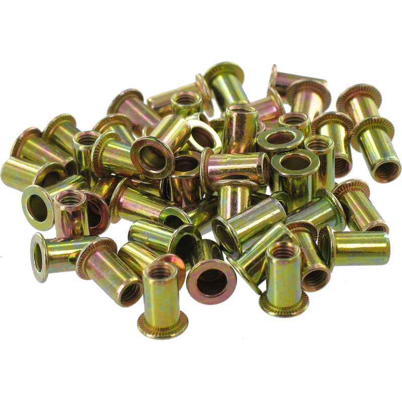 Sachet 50 écrous aveugles en M5 pour porte-bidons et accessoires