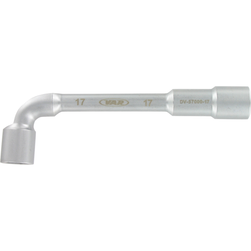 Clé à pipe débouchée de 17 mm