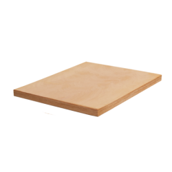 Beech plywood bench top for 1 unit - length 68 cm x depth 46 cm