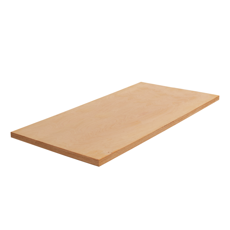 Beech plywood bench top for 2 units - length 136 cm x depth 69 cm