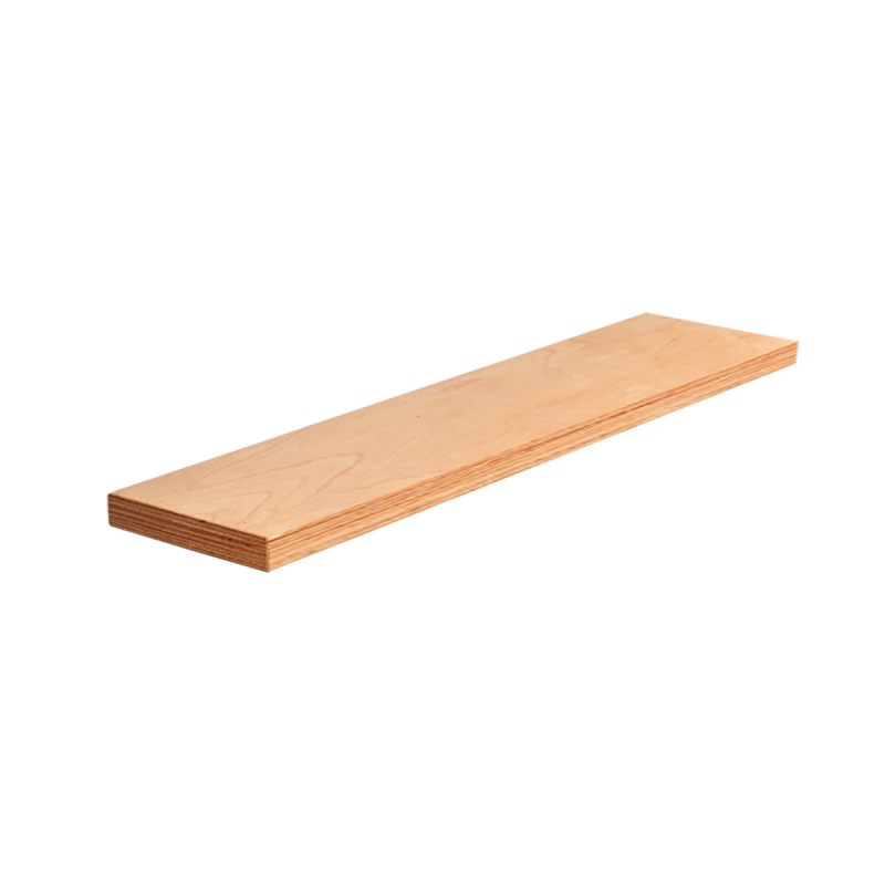 Beech plywood corner bench top extension of 23cm deep