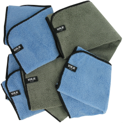 VAR | Set of 5 microfiber cleaning and polishing cloths