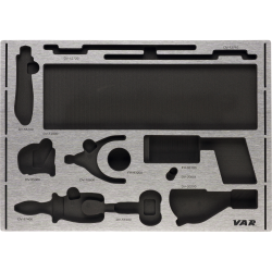 VAR | Tool tray for cutting tools with pre-cut zone