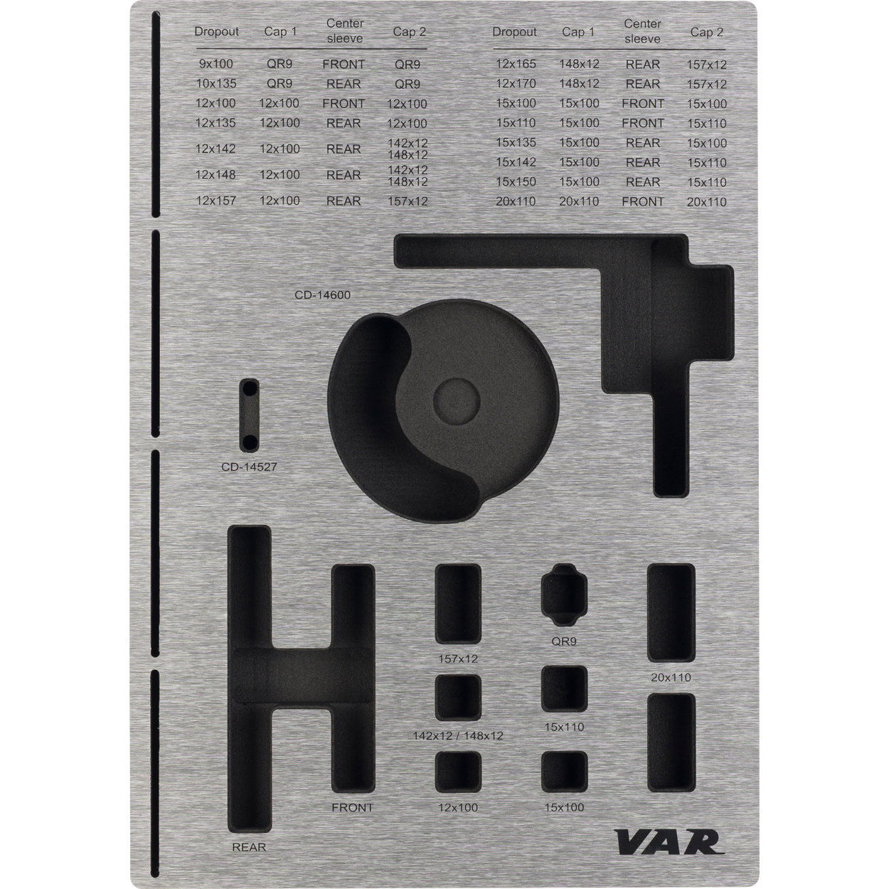 VAR | Mousse outil pour CD-14600 avec prédécoupes