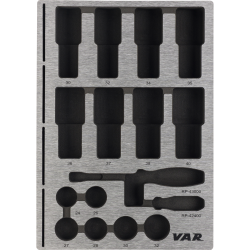 VAR | Tool tray for suspended forks with pre-cut zone