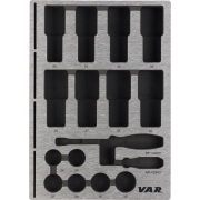 VAR | Tool tray for suspended forks with pre-cut zone