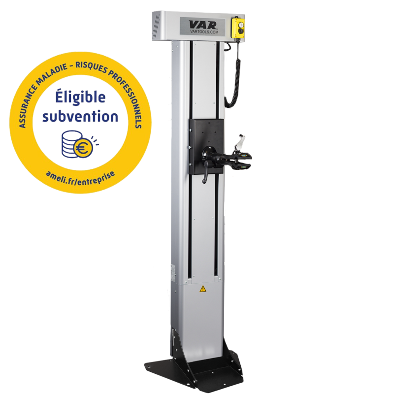 Electric repair stand with floor fastening - 1 clamp