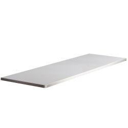 VAR | Deep stainless steel bench top for 3 units - length 204cm depth 69cm