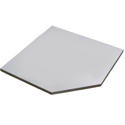 VAR | Panneau d'angle inox - 1101 x 1101 x ép 40 mm