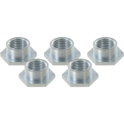 VAR | Jeu 5 inserts p/ patte dérailleur alu - épaisseur 5.85mm