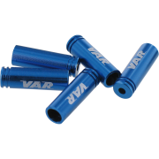 VAR | Bottle 100 cable housing ferrules 4 mm - blue