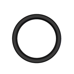 VAR | Bague delrin noir Ø 75 ép.14 pour DR-10100