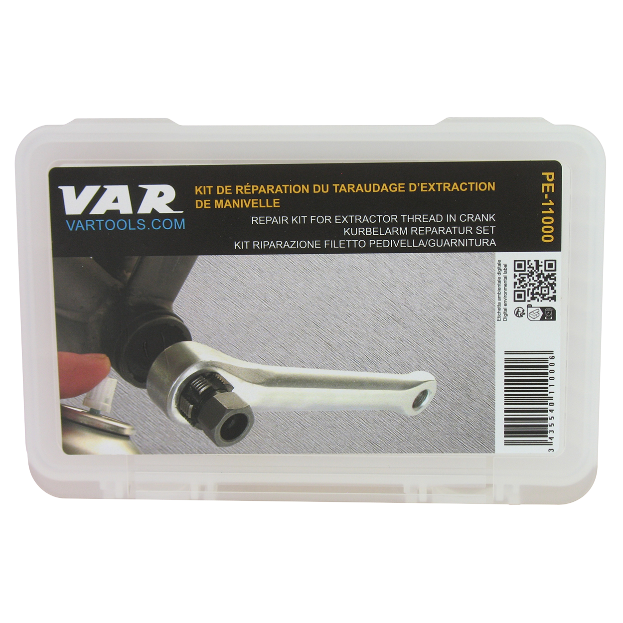 VAR | Kit réparation du taraudage d'extraction manivelle M24x150