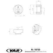 VAR | 2 notch freewheel remover for 1/2/3 speed freewheels & Vélosolex