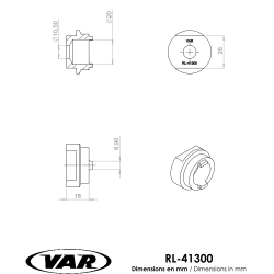 VAR | 2 notch freewheel remover f/ Suntour, Sachs Aris, Maillard 700