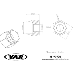 VAR | Démonte cassette Shimano Hyperglide