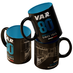 VAR | VAR Mug black and blue - "80th anniversary" Edition