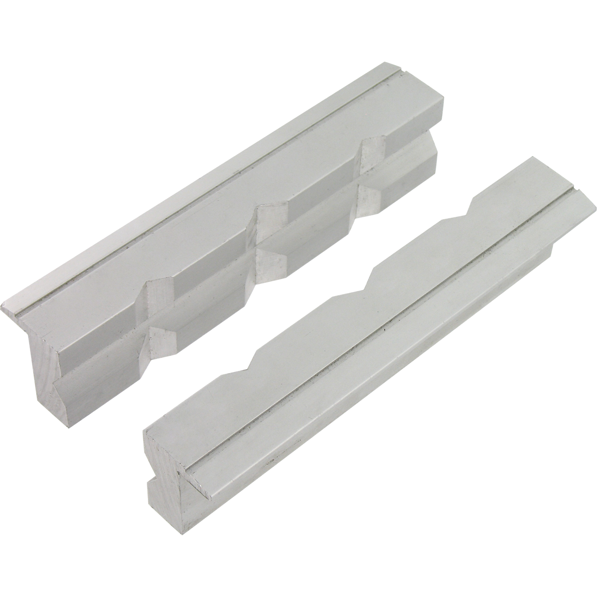 Jeu mors aluminium p/ étau d'établi 125 mm