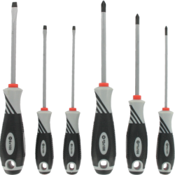 Set of 6 professional screwdrivers