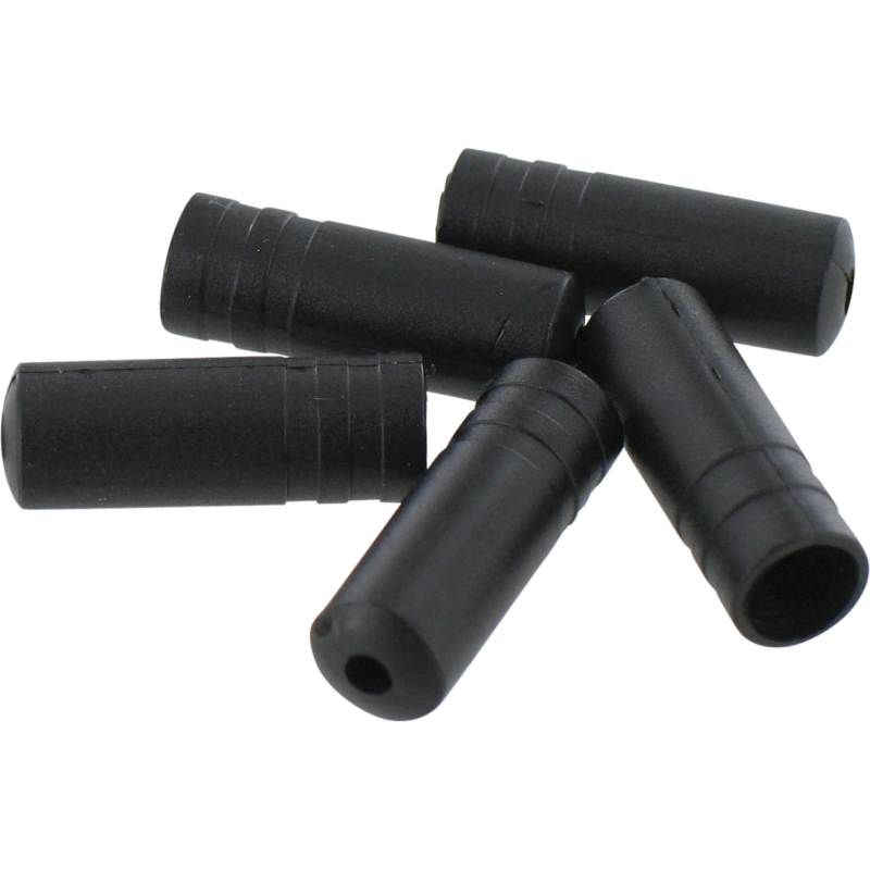 Flacon 100 embouts de gaine plastique Ø 4mm - noir