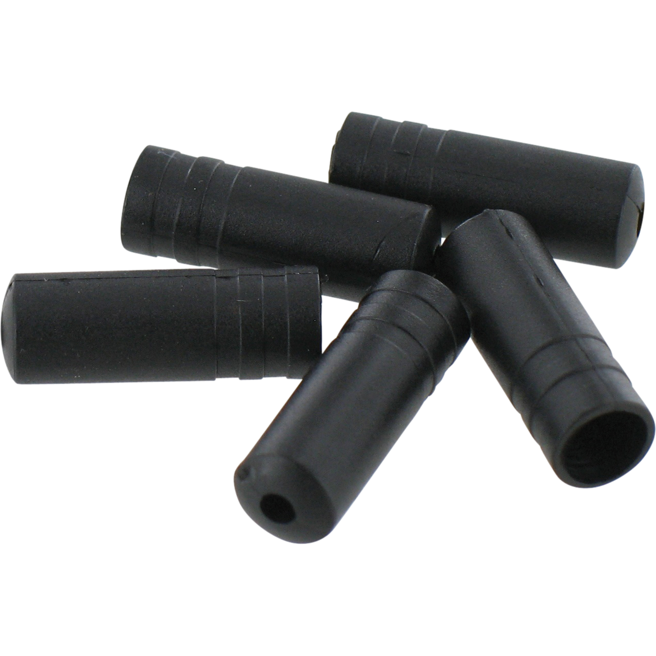 Flacon 100 embouts de gaine plastique Ø 4mm - noir
