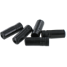 Flacon 100 embouts de gaine plastique Ø 5mm - noir