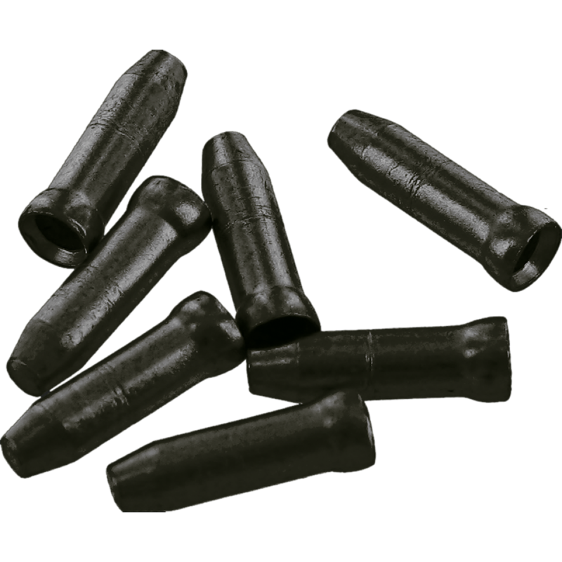Flacon 200 embouts câbles aluminium - noir