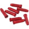 Flacon 200 embouts câbles aluminium - rouge