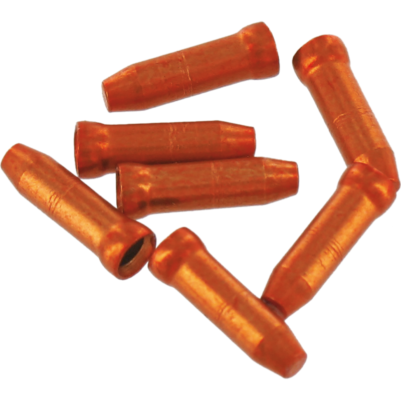 Flacon 200 embouts câbles aluminium - orange