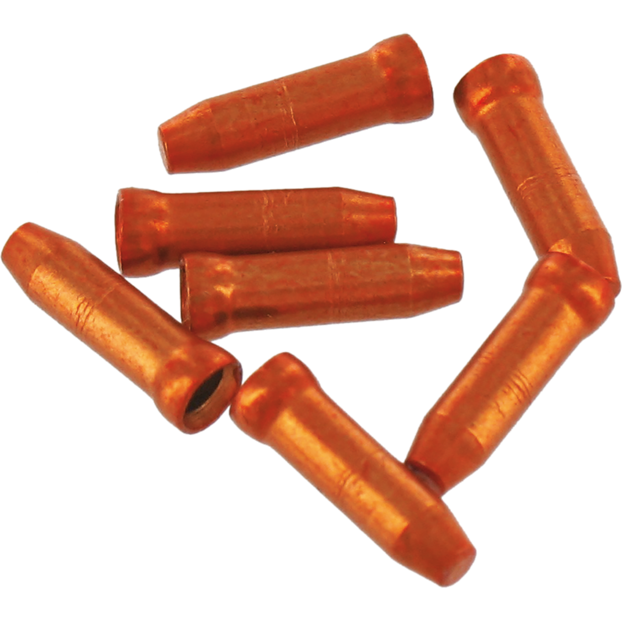 Bottle 200 cable ends for cables - orange