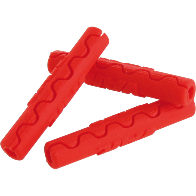 Flacon 50 protections de cadre pour gaine Ø 4 mm - rouge