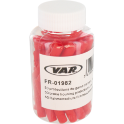 Bottle of 50 frame protectors for 5mm housing - red