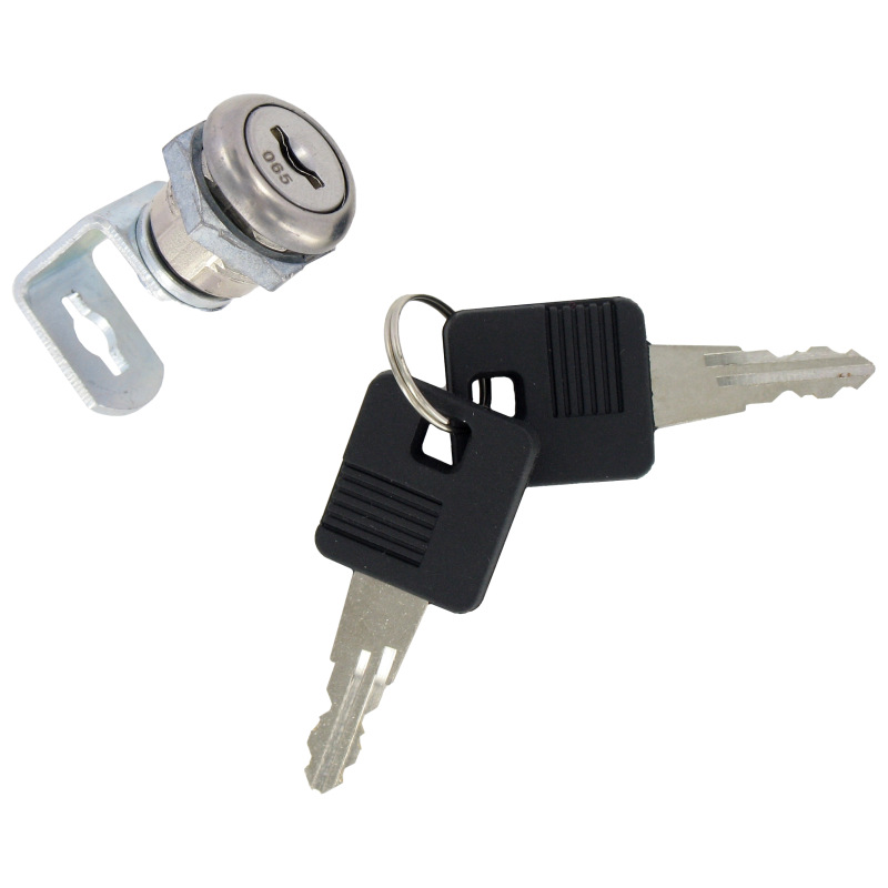 Cylinder and 2 keys for  drawer cabinets - 1/2 turn