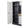 Tall cabinet with 4 shelves - GREY SERIES SALE