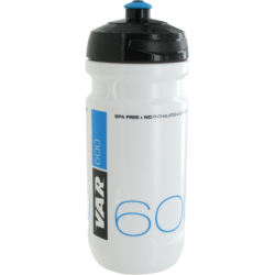 600ml white water bottle - black & blue