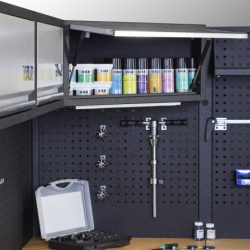 Coffre haut d'angle - DESTOCKAGE EDITION GRISE