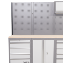 Single-sided panel connector - grey painting