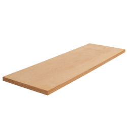 Beech plywood bench top for 2 units - length 136 cm x depth 46 cm