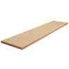 Beech plywood bench top for 3 units - length 204 cm x depth 46 cm