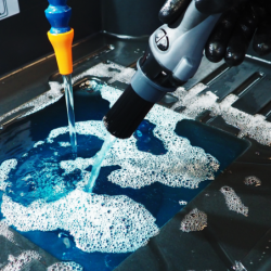 Professional parts washer with flexible nozzle - 40L