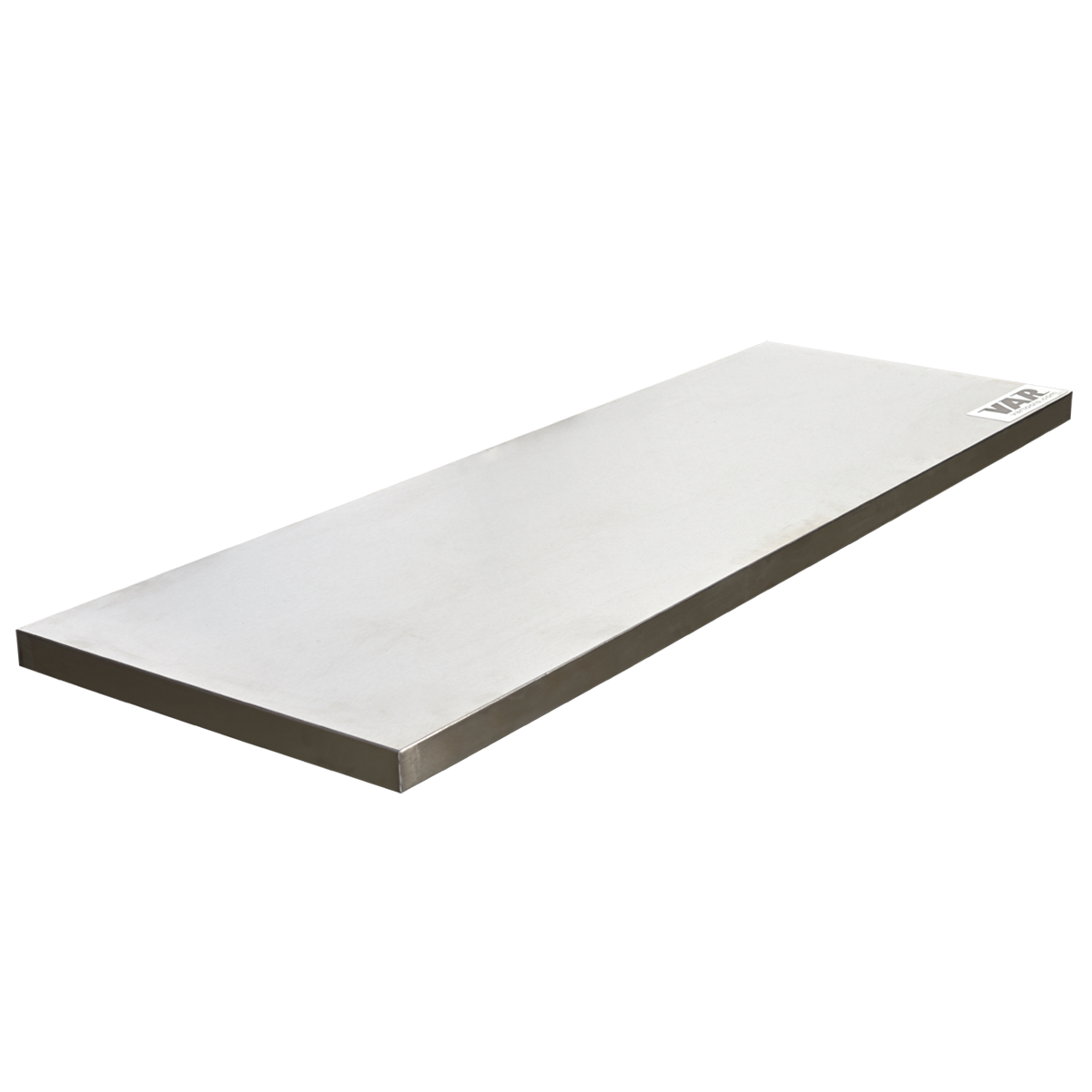 Plateau inox pour 2 éléments - longueur 136 cm