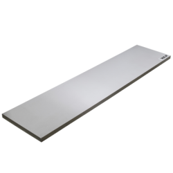 Plateau inox pour 3 éléments - longueur 204 cm