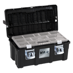 professional tool box with organizer
