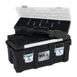Caisse à outil 550 x 300 x 275 mm avec boîte de rangement